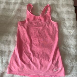 Really cute pink Nike athletic tank top